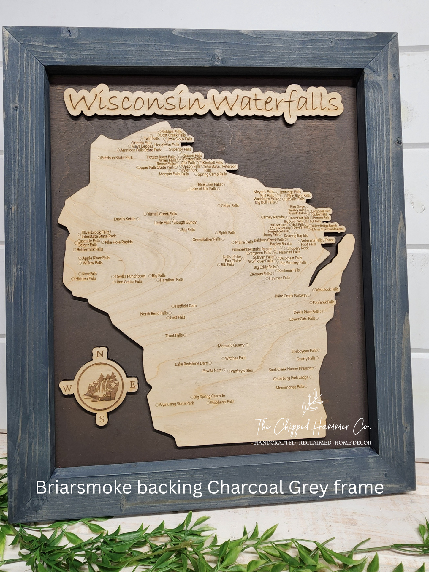 Wisconsin Waterfalls Map