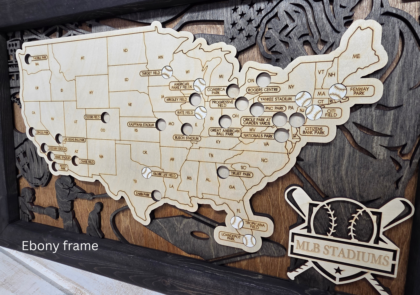 Pro Baseball Stadium Map