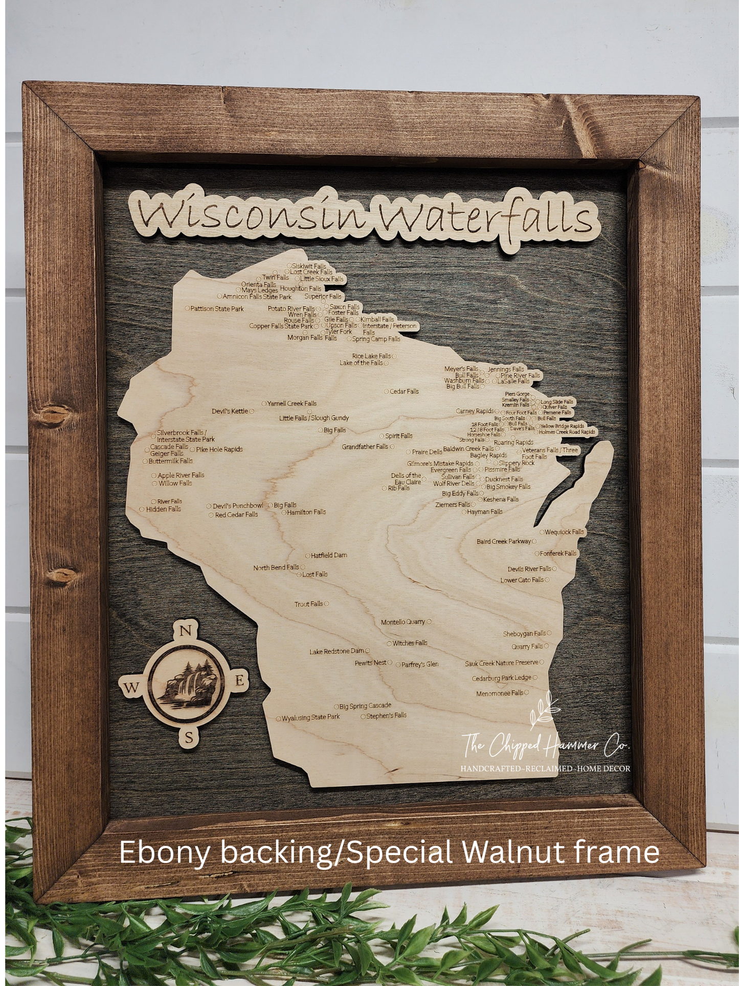 Wisconsin Waterfalls Map