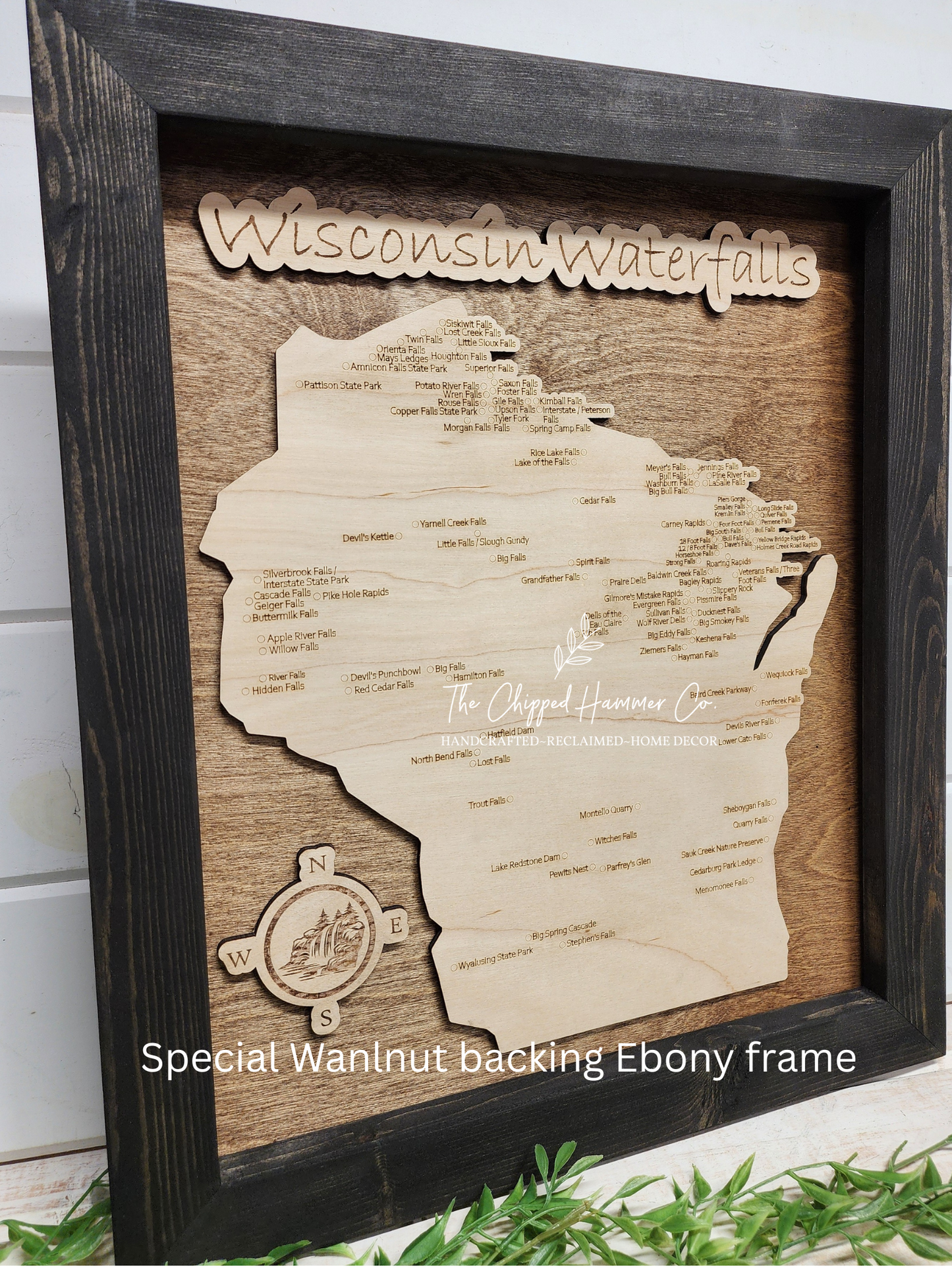 Wisconsin Waterfalls Map