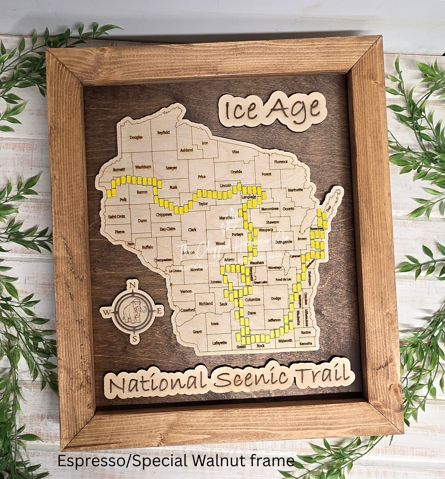 Wisconsin Ice Age Scenic Trail Map