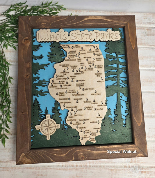 Illinois State Park Map
