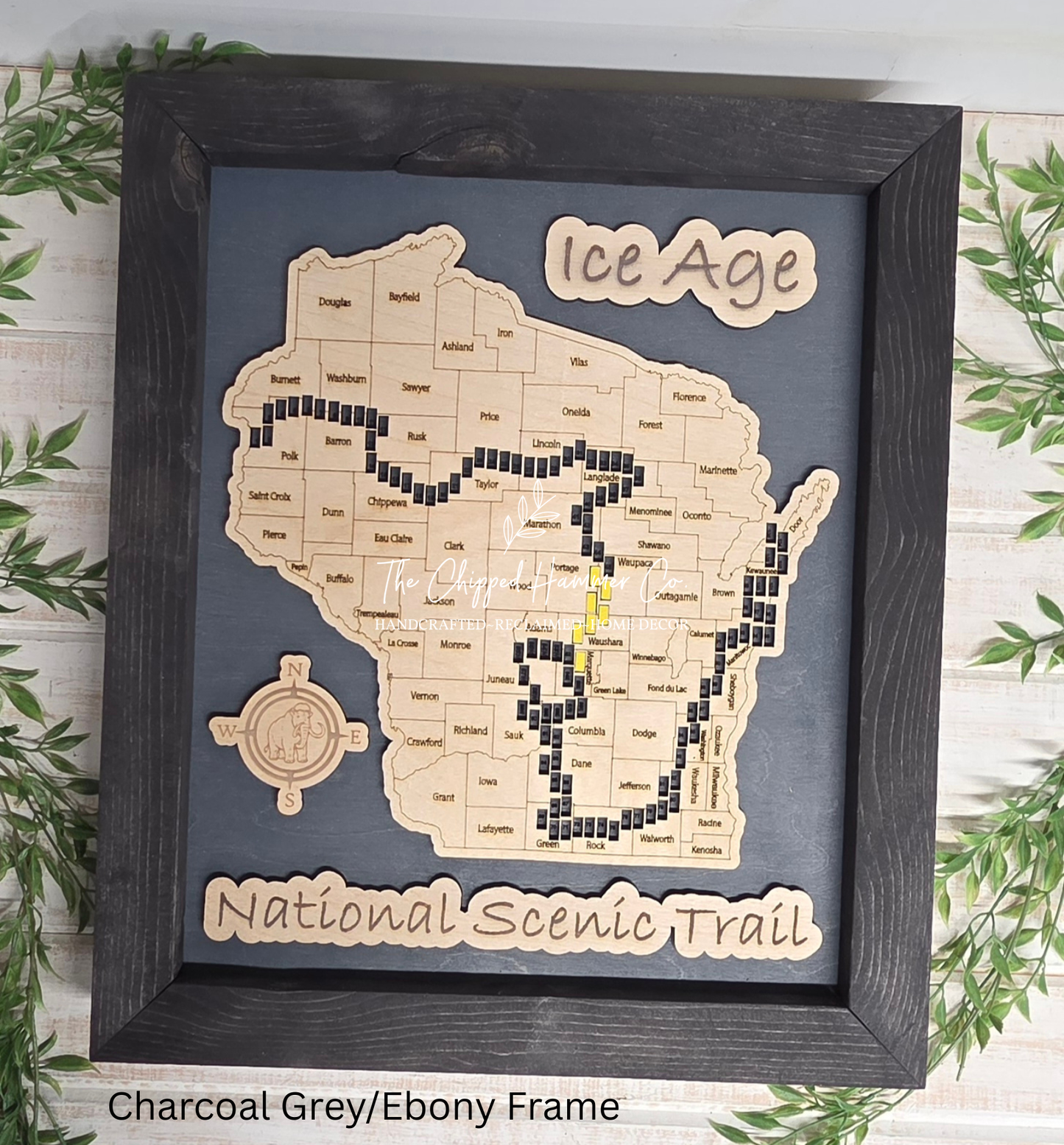 Wisconsin Ice Age Scenic Trail Map