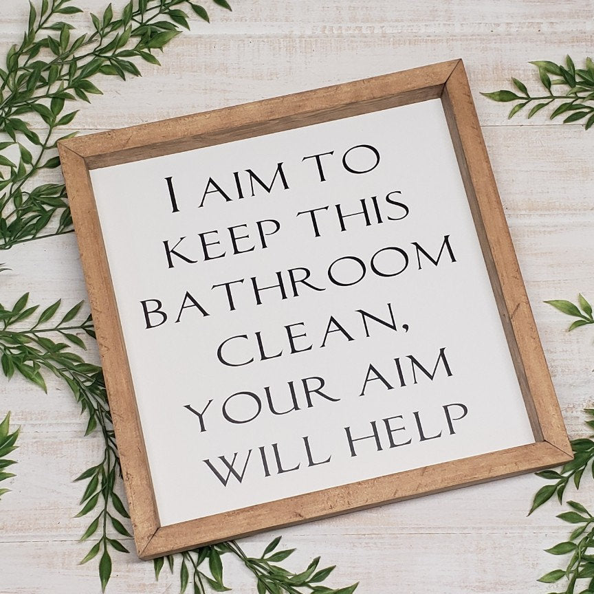 bathroom sign