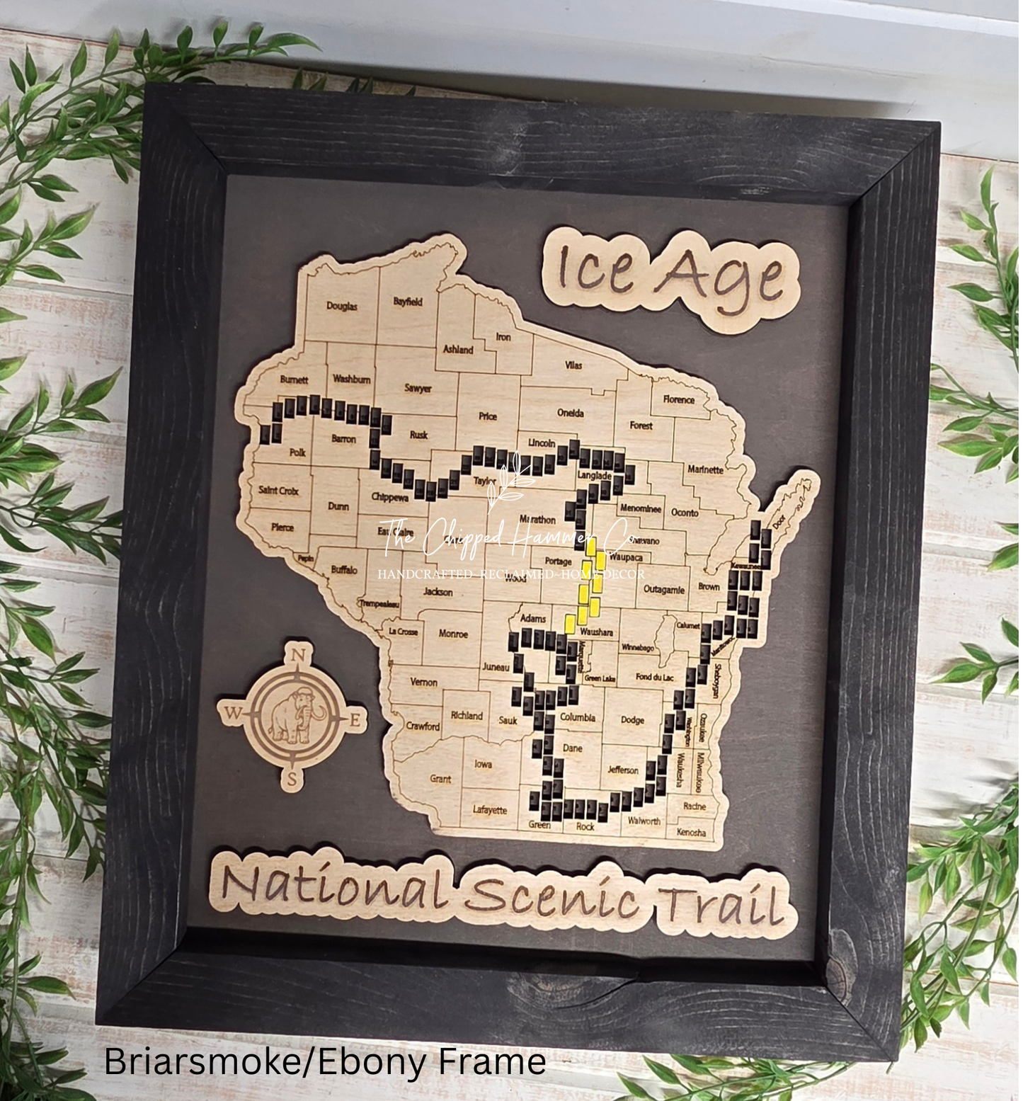 Wisconsin Ice Age Scenic Trail Map