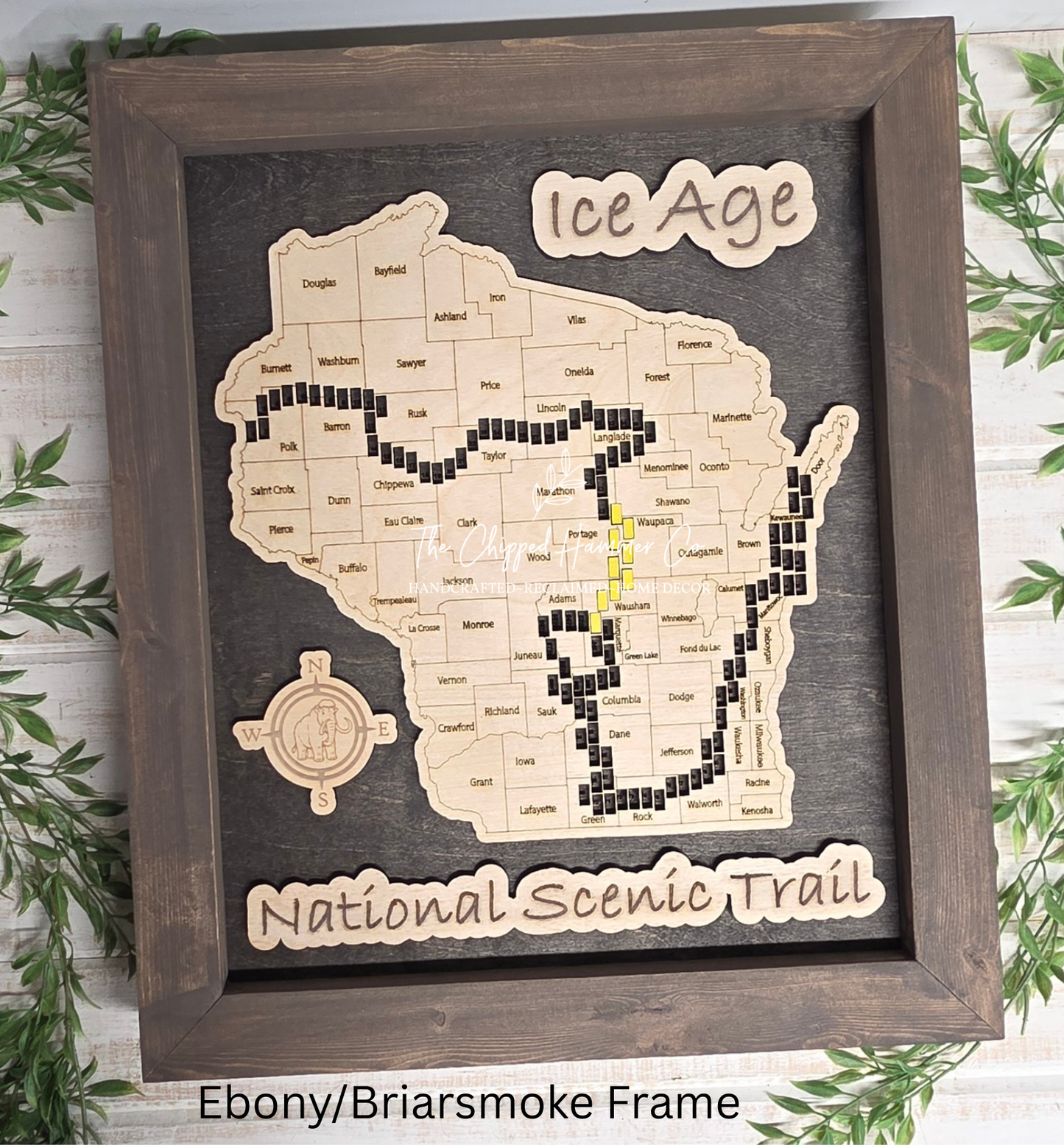 Wisconsin Ice Age Scenic Trail Map