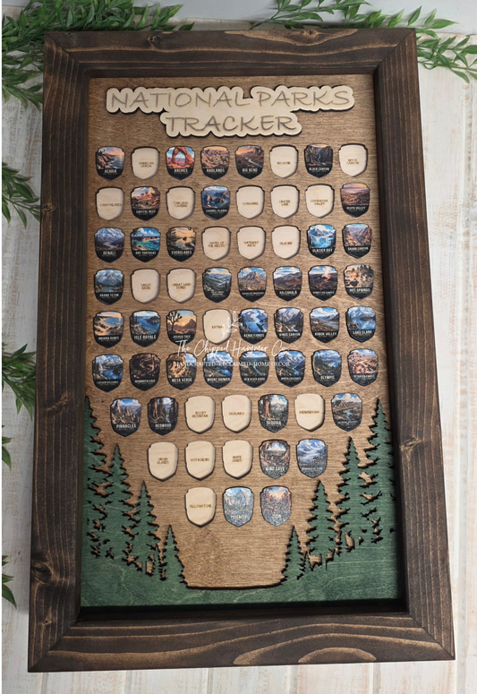 National Parks "Tokens" Map