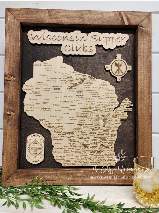 Wisconsin Supper Club Map