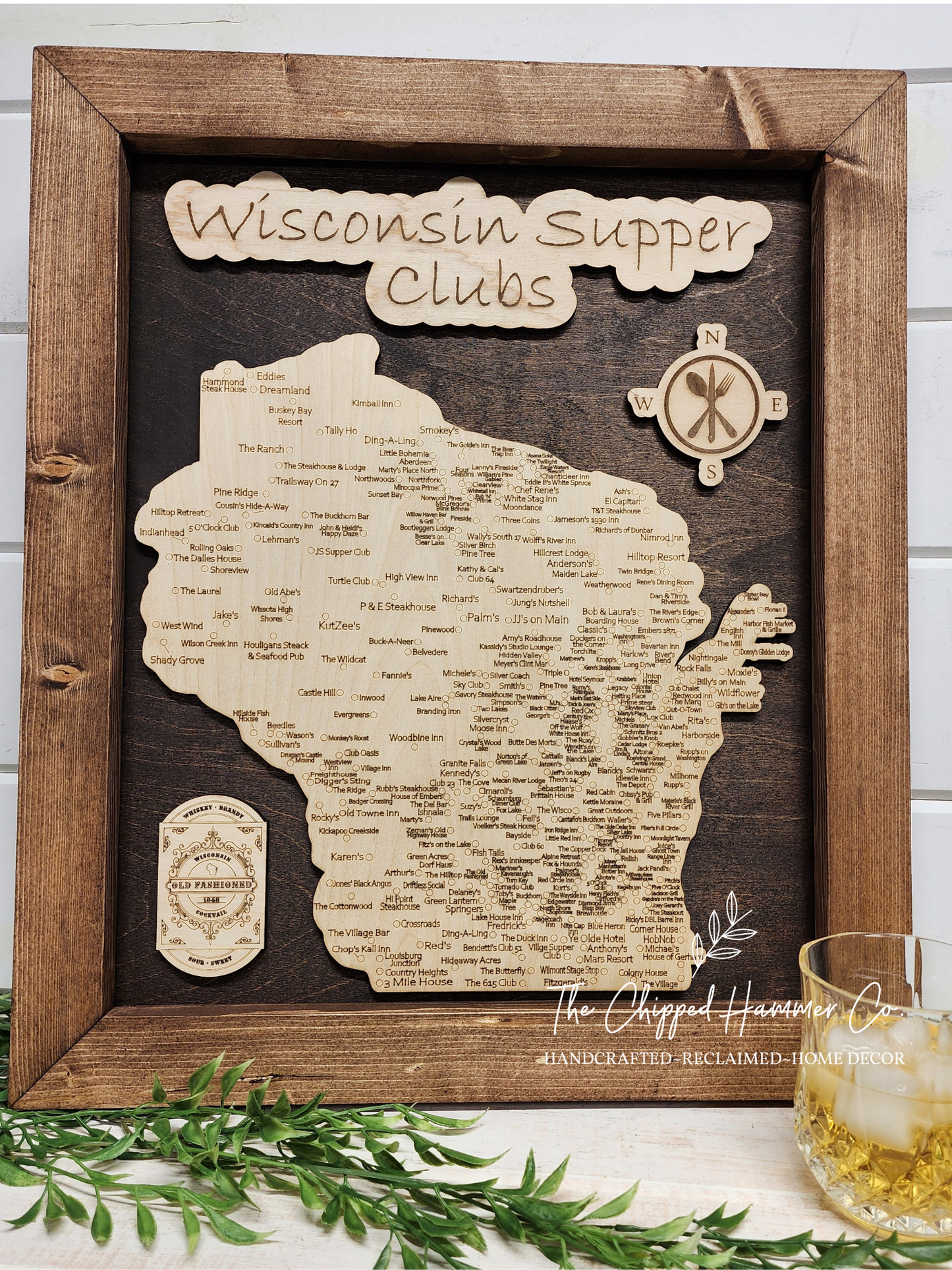 Wisconsin Supper Club Map