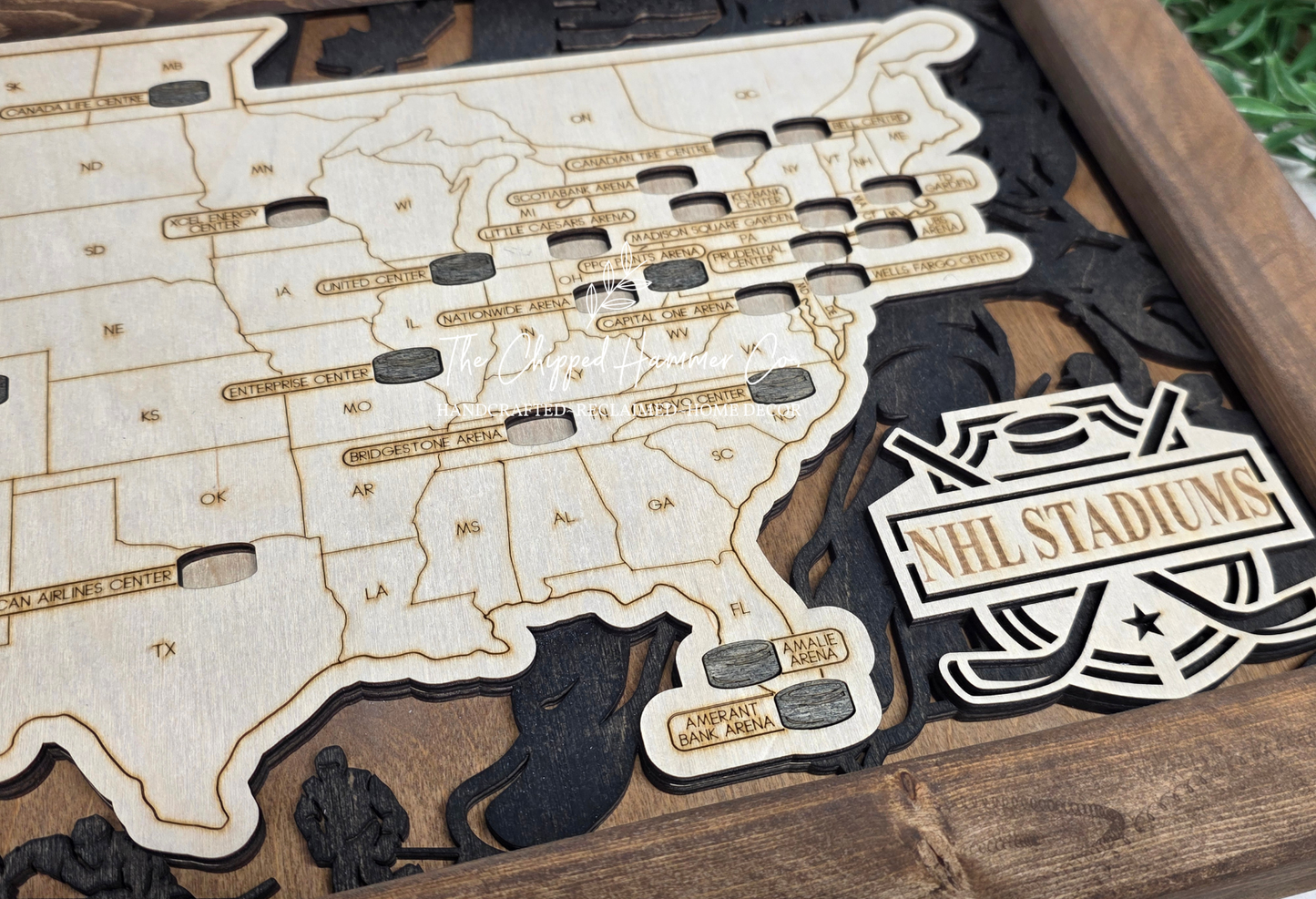 NHL  Hockey Arena Map