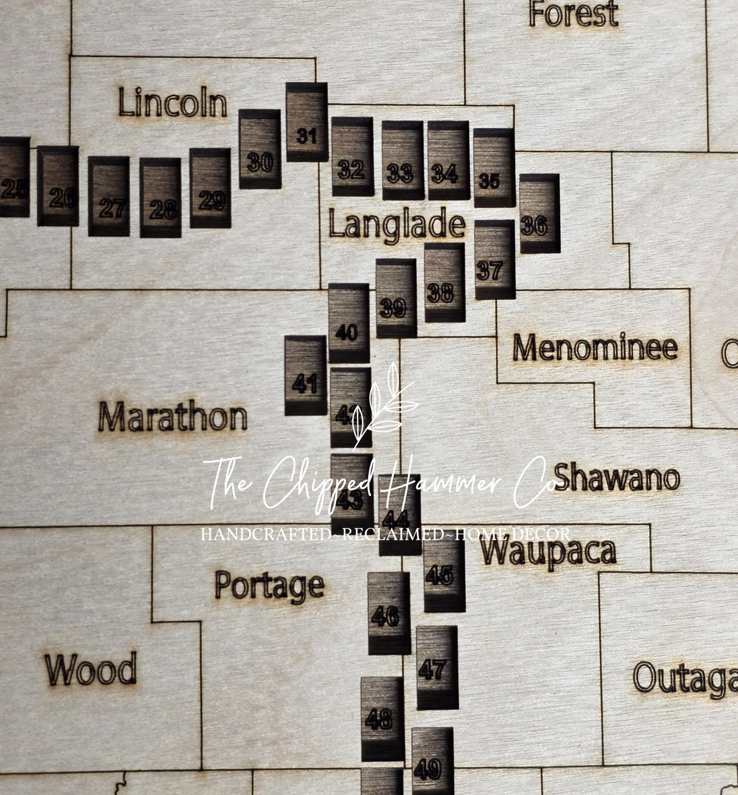 Wisconsin Ice Age Scenic Trail Map