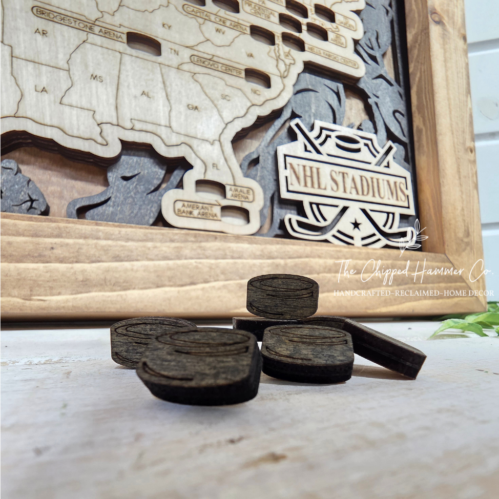 NHL  Hockey Arena Map