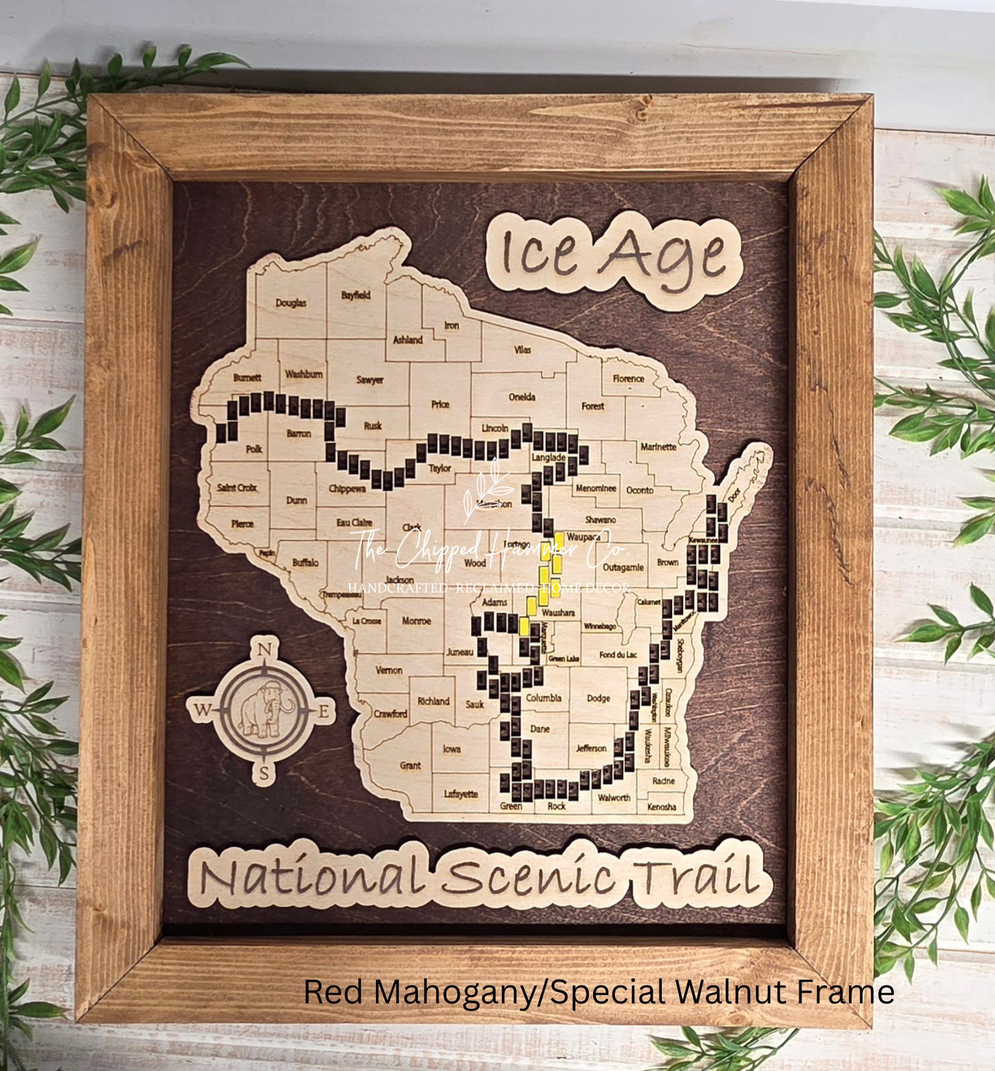 Wisconsin Ice Age Scenic Trail Map