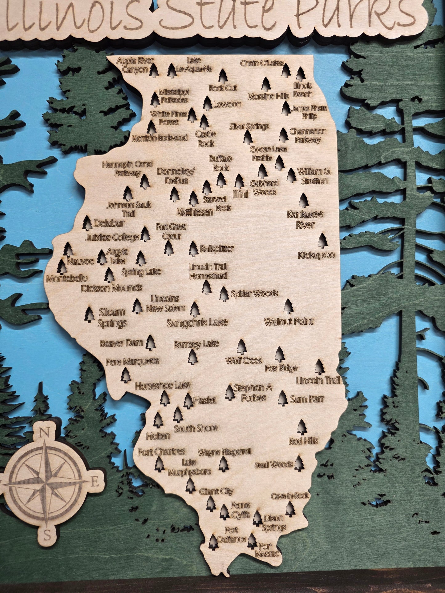 Illinois State Park Map