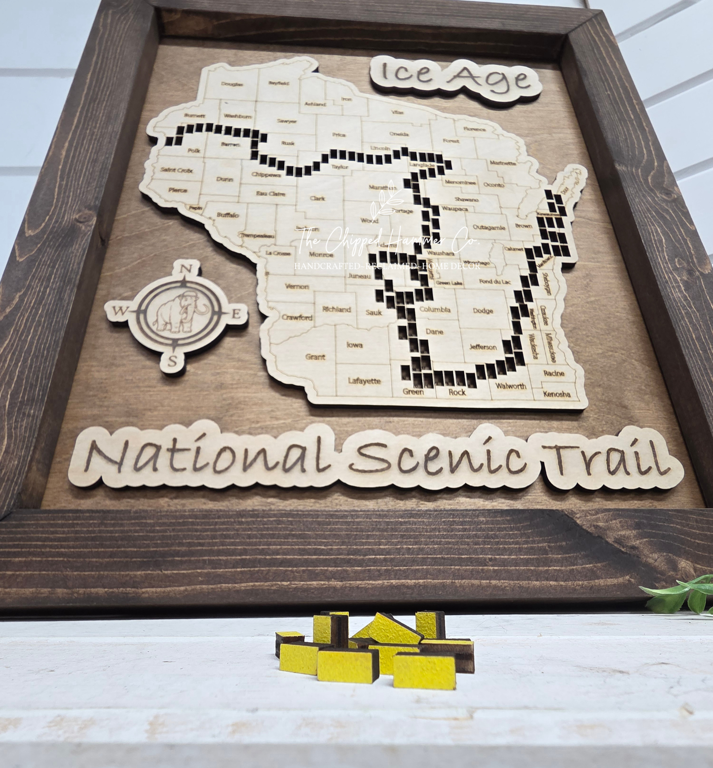 Wisconsin Ice Age Scenic Trail Map