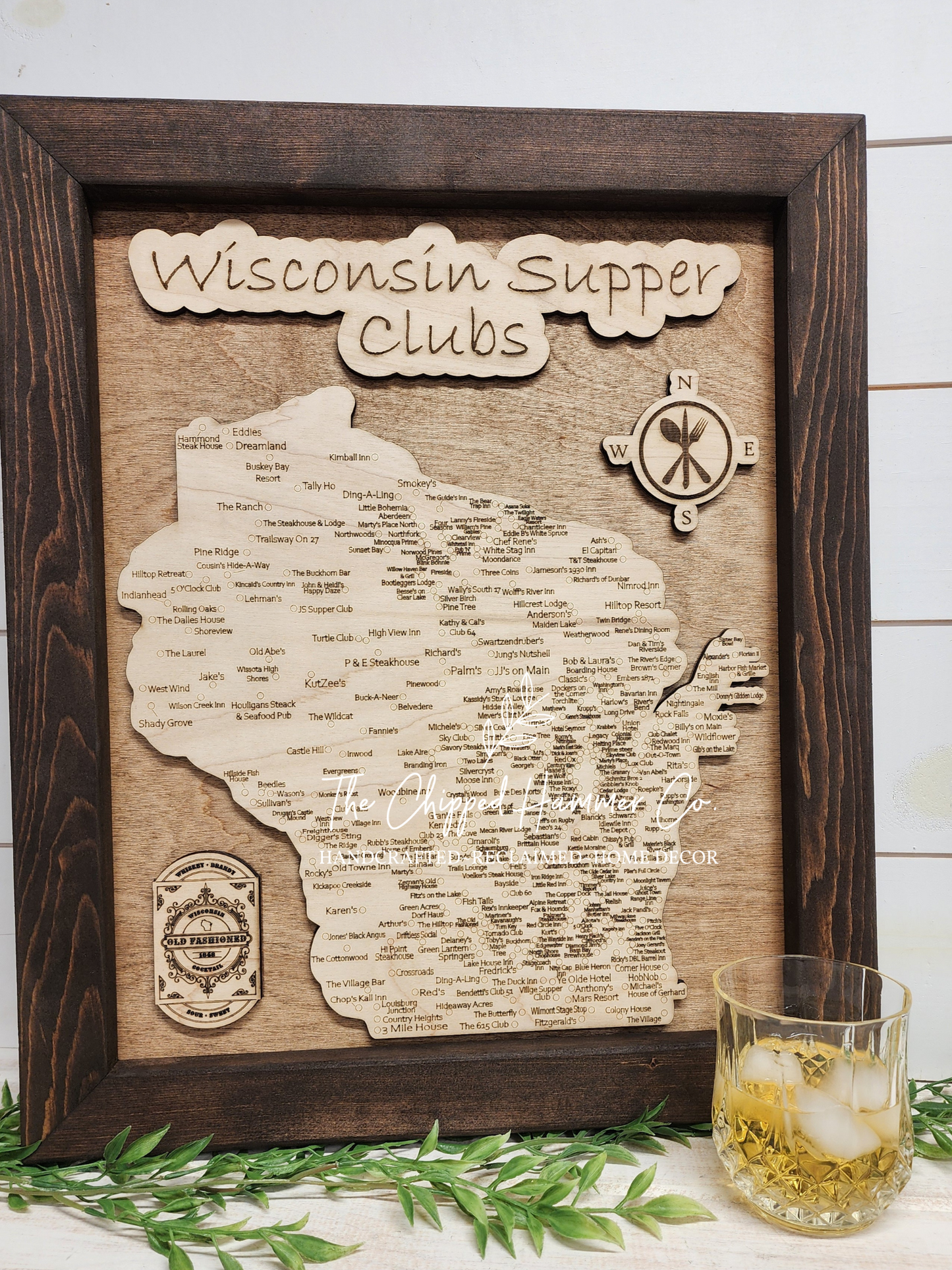 Wisconsin Supper Club Map