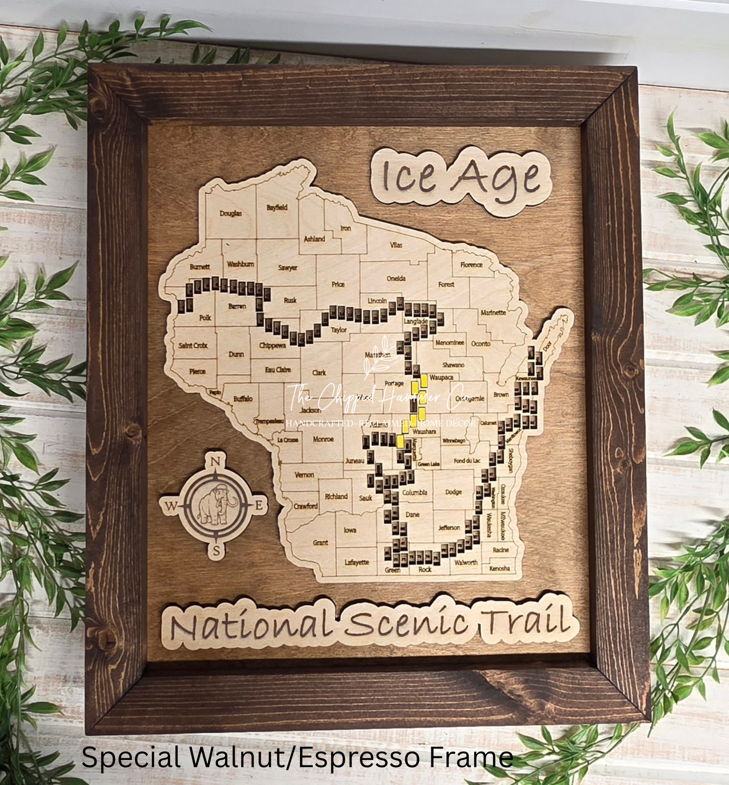 Wisconsin Ice Age Scenic Trail Map