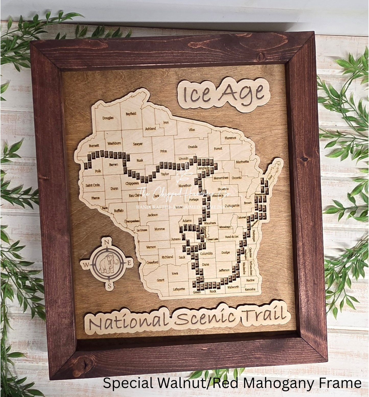 Wisconsin Ice Age Scenic Trail Map