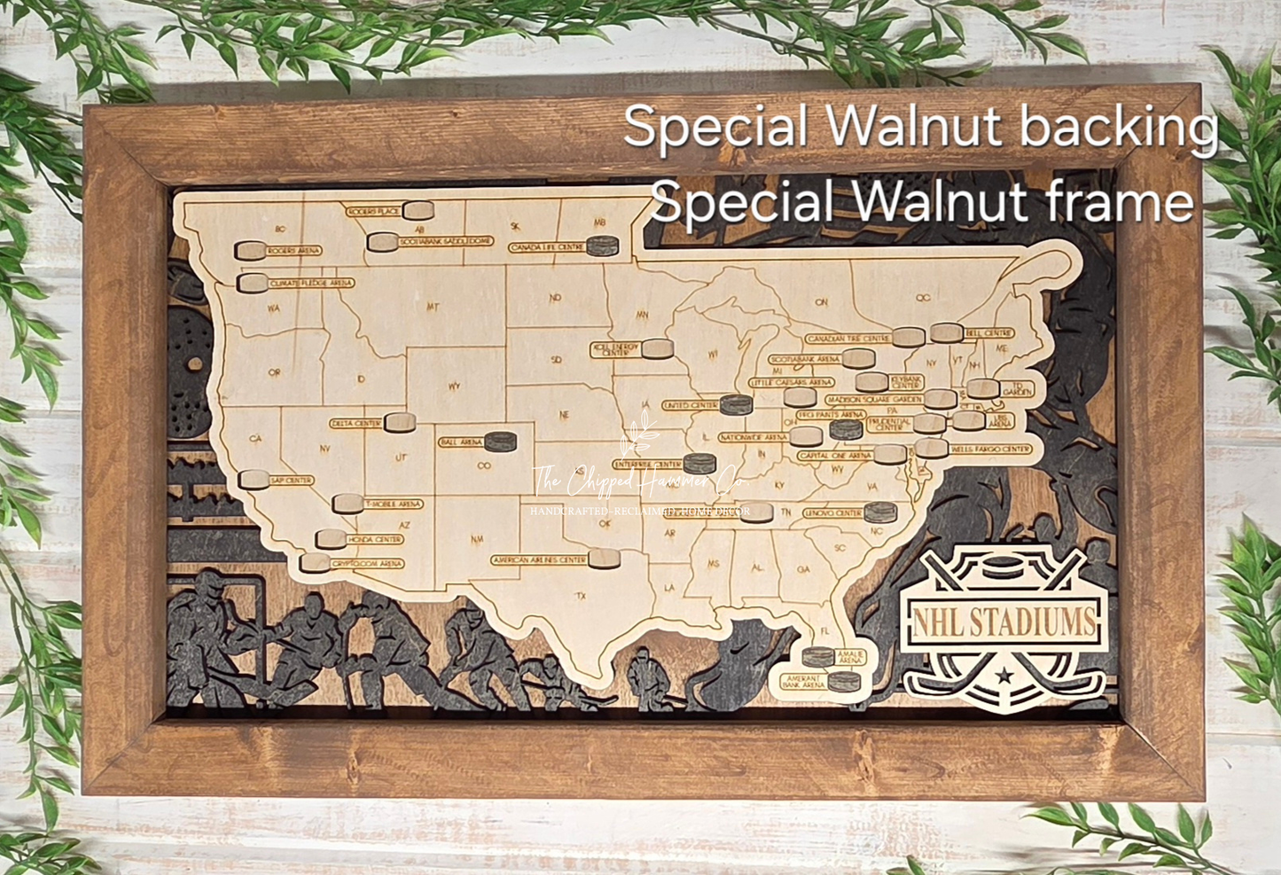 NHL  Hockey Arena Map